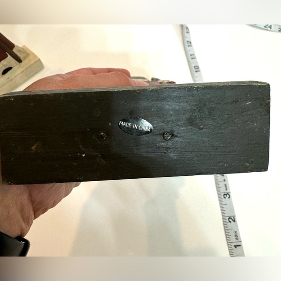 VTG Carved Wooden Christmas Santa and Toy Soldier 12” - Picture 9 of 9